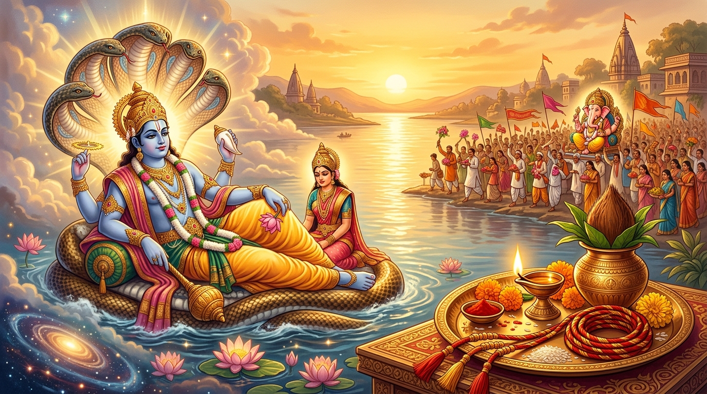Anant Chaturdashi 2027: Date, Muhurat & Puja Vidhi — Festivals & Muhurats