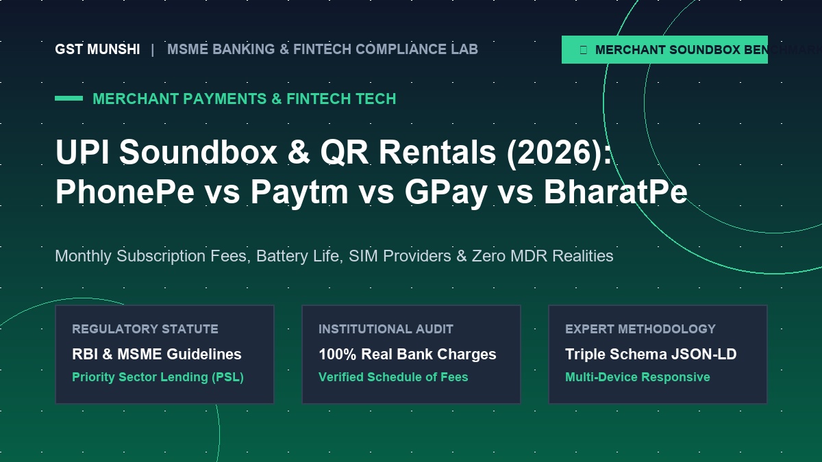 UPI soundbox charges comparison table showing PhonePe Paytm Google Pay and BharatPe monthly fees