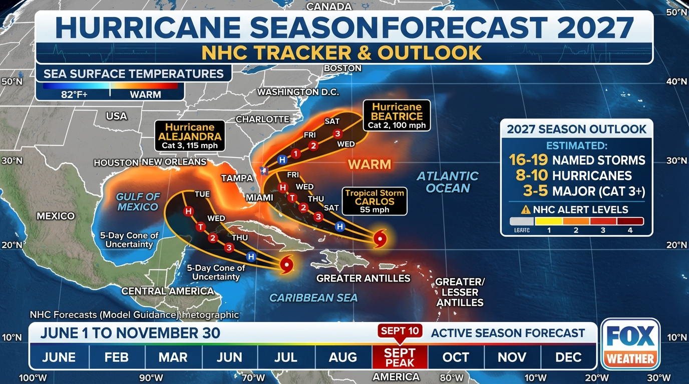 Hurricane Season Forecast 2027: Dates & NHC Tracker