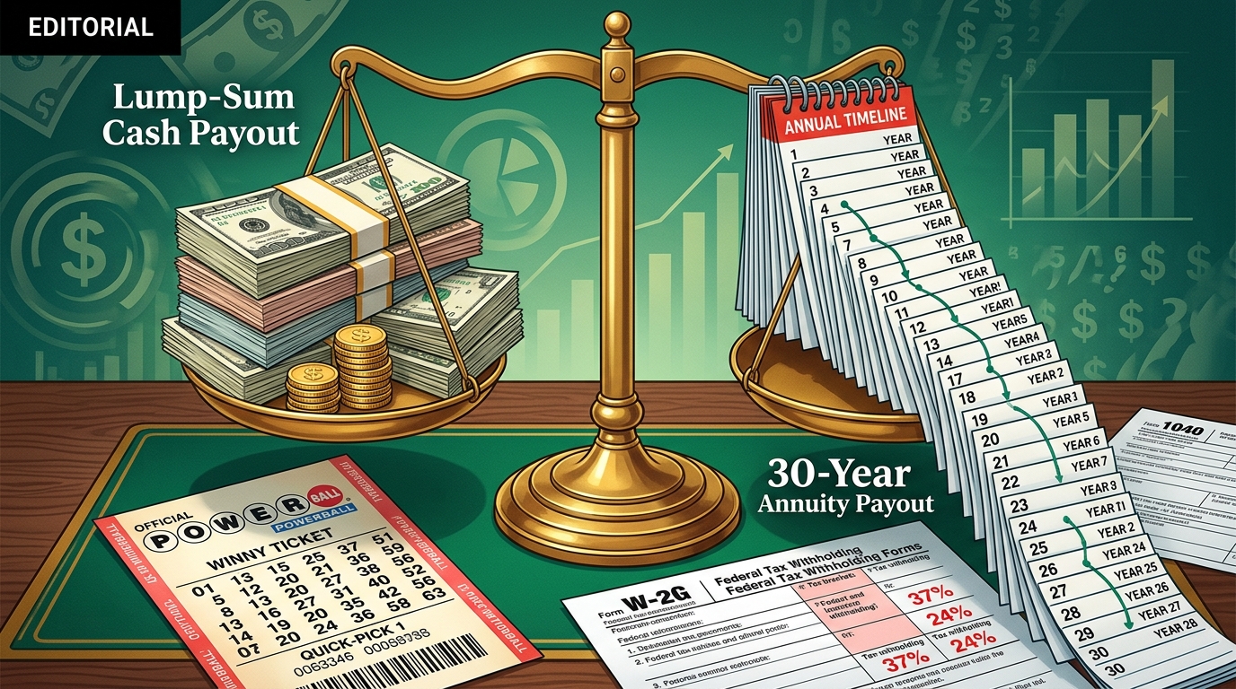 Powerball Payout Calculator: Lump Sum vs Annuity Taxes