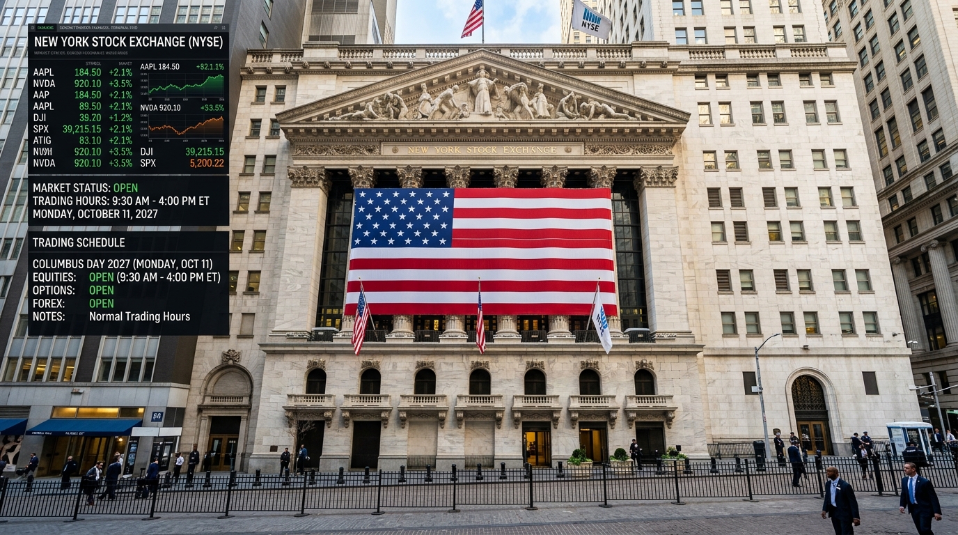 Is the Stock Market Open on Columbus Day? 2027 Guide