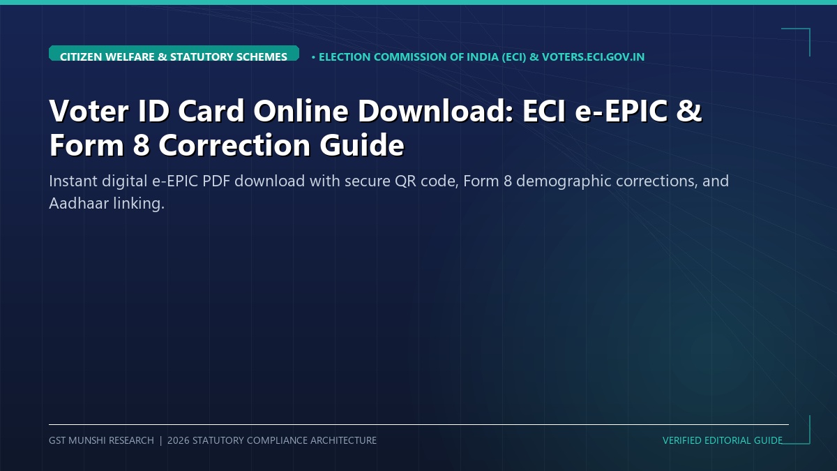 Comprehensive guide on downloading digital Voter ID e-EPIC online via ECI portal in India