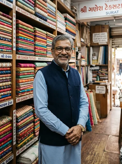 Kamal Khanduja - Shree Ganesh Textiles